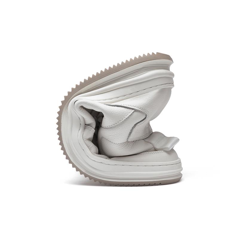 Fashion boots for men genuine leather fashion shoes cowboy leather boot outdoor handsome motorcycle botas man plush warm snow boots