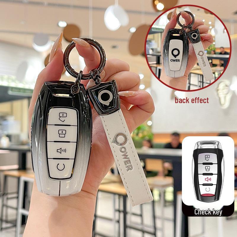 High-Grade Metal Key Case for 2020-2024 Great Wall Po Off-road Vehicles