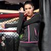 Ladies Sports Fitness Yoga Training Color Matching Zipper Hoodie Quick-Drying Jacket