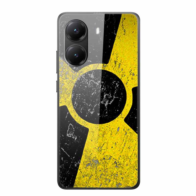 Glass Case for Poco X7 pro Luxury Phone Back Capa Lovely Case for PocoX7pro X 7 pro Hard Tempered Shield Animals Cartoon Cover