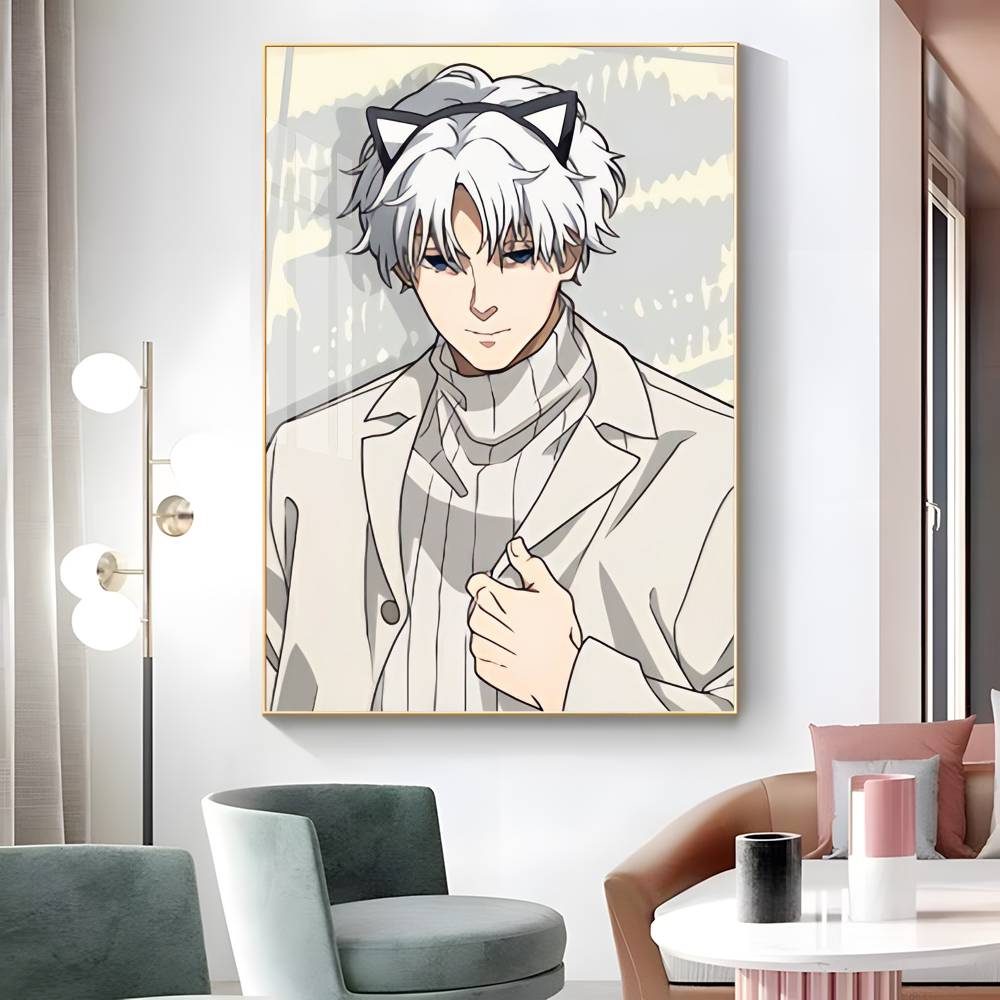 1pc Anime Sakamoto Days Poster Sticker Print Waterproof Wall Art For Living Room Bedroom Home Decor