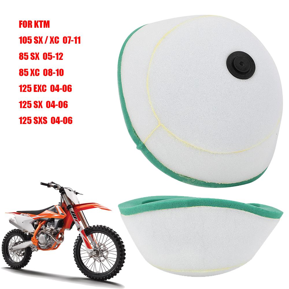 Dual Foam Sponge Air Filter Cleaner Motorcycle For KTM SX XC EXC SXS XCW SXF XCF LC4 SMR 85 105 125 200 250 300 400 450 520 525