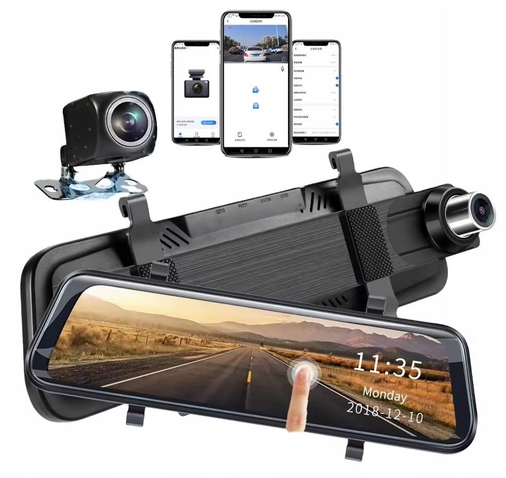 Car 2-in-1 dashcam in a mirror