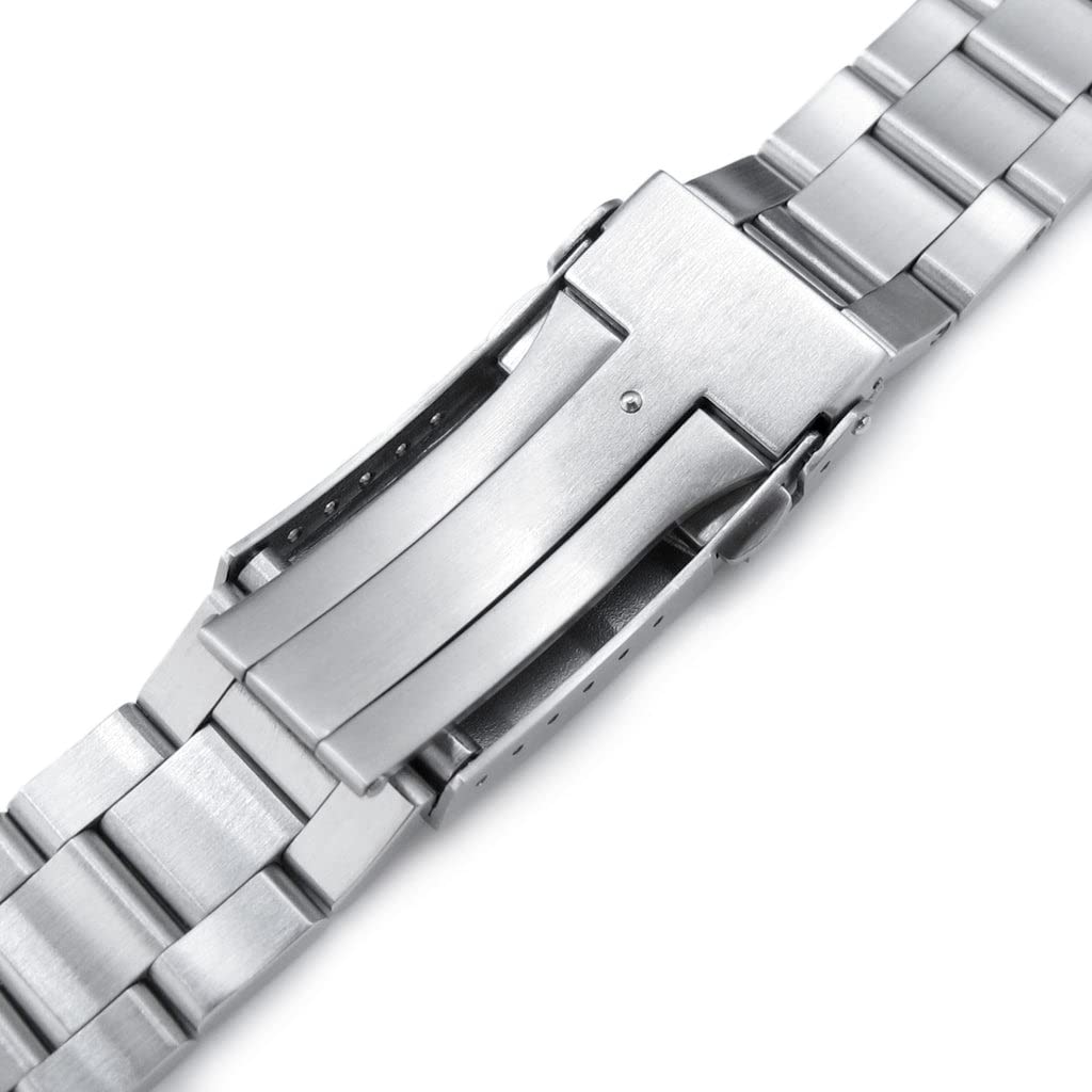 22mm Metal Watch Band Stainless Steel Oyster Bracelet Submariner Clasp for ORIENT MAKO2 and RAY2 [MiLTAT]