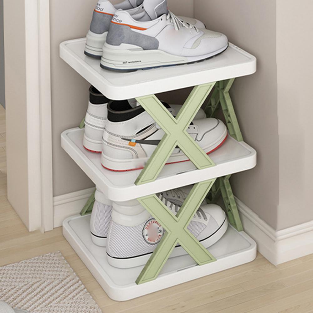 1 шт Бытовая простая полка для обуви экономящая пространство на двери многослойная маленькая узкая для общежития 7498₽