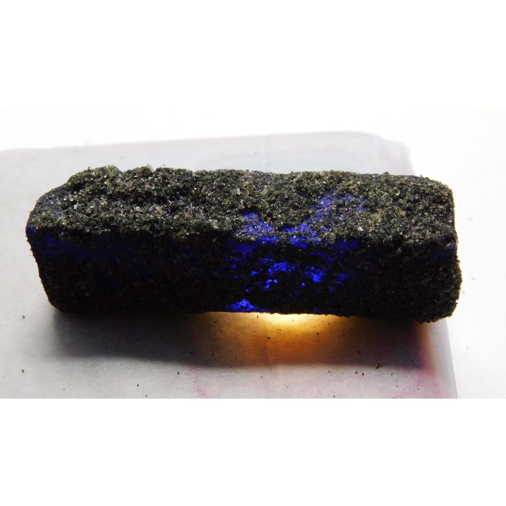 Natural Sapphire Uncut Loose Gemstones 123 Ct Blue Rough