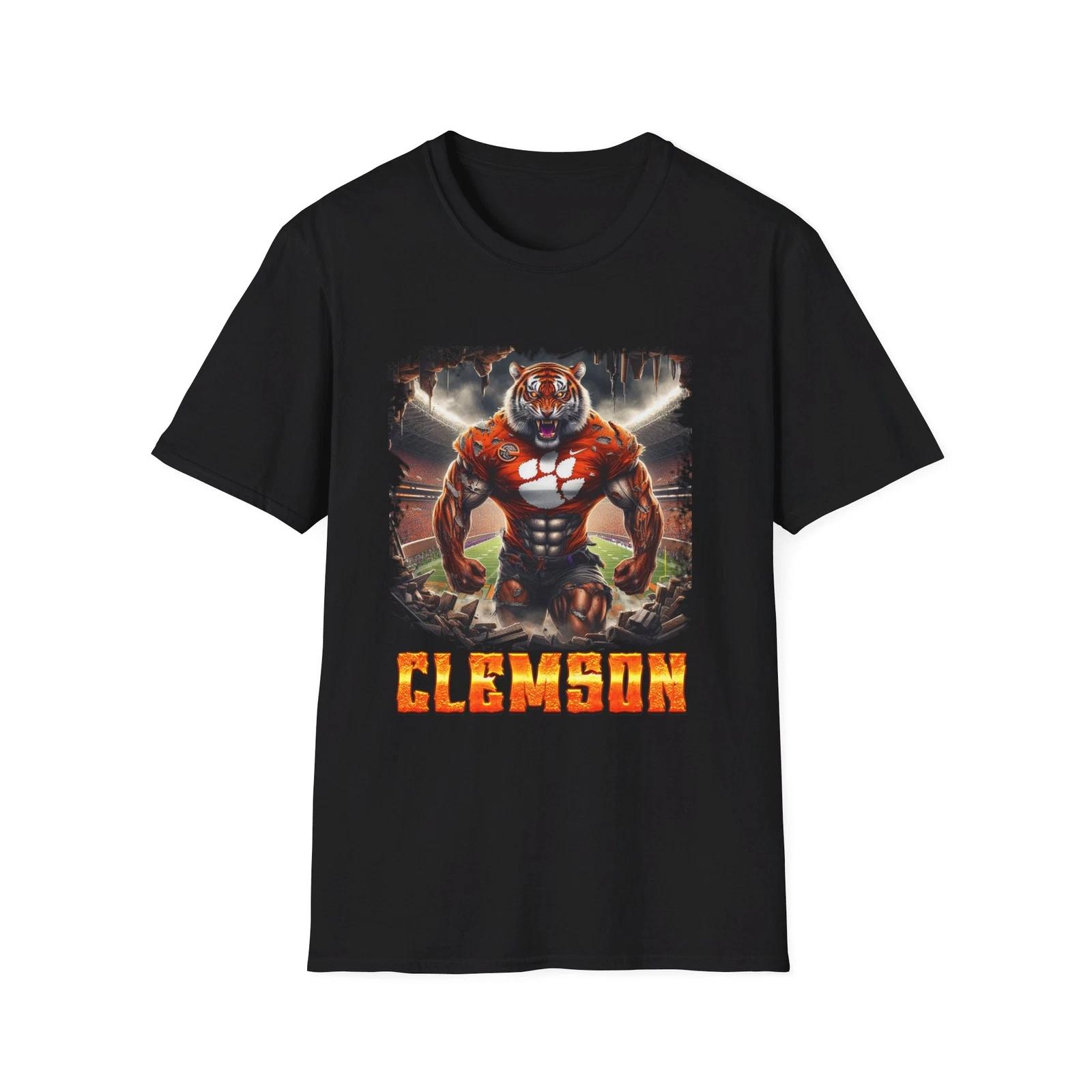 Roar with Fear - Clemson Tigers Horror Mashup T-Shirt L