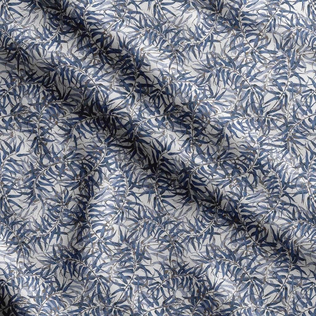 Soimoi Leaves Print,  Cotton Cambric, Quilting Fabric Sold by The Yard 42 Inch Wide, Medium Weight Cotton Fabric,
