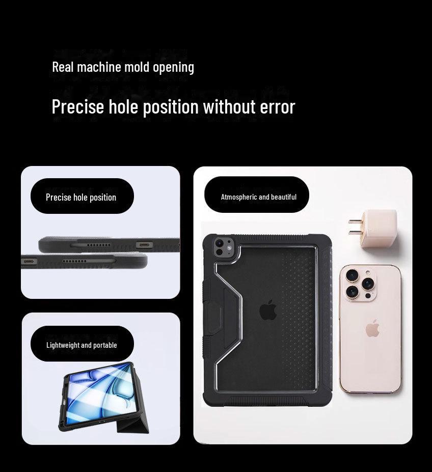 iPad Air 10.9 Tablet Cover with Pen Slot - Protective Leather Case