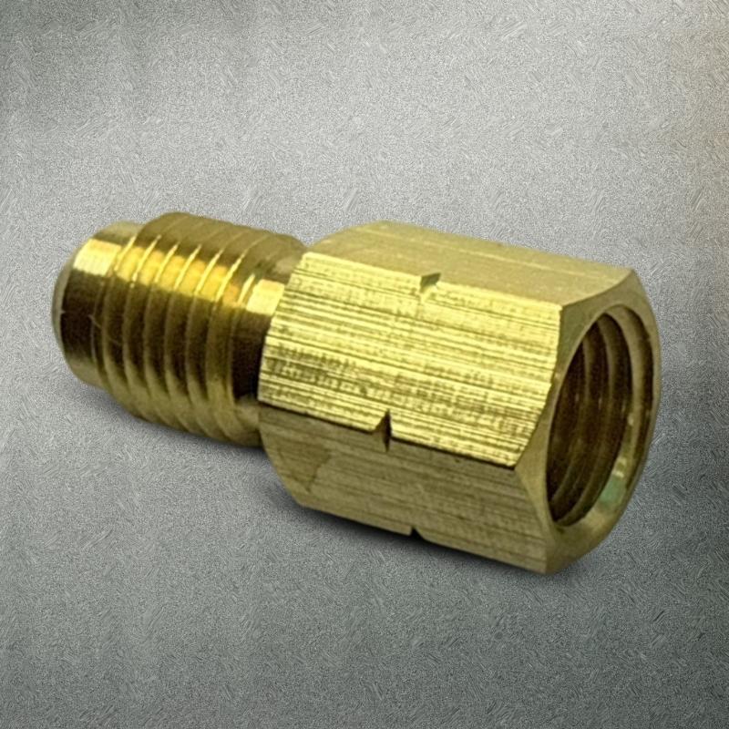 Highly strength Steel AntiLoosening 1/4inch SAE Male to Female Reverse Thread Adapter For R454ABC Mini Split Systems