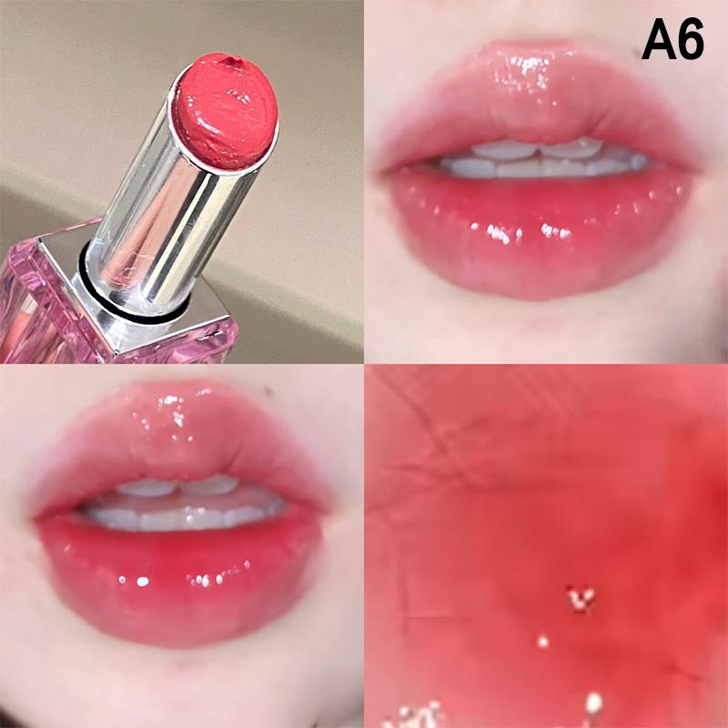 Herorange Mirror Water Light Solid Lip Gloss Low Saturation Mirror Nude Jelly Lipstick Moisturizing Lip Tint Nature Lips Makeup
