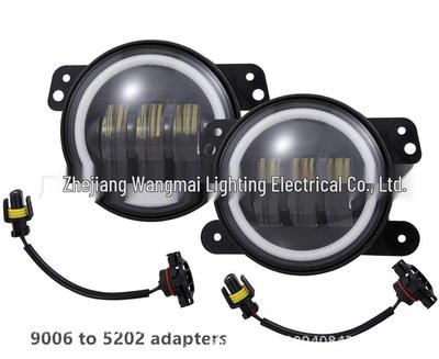Proiectoare de ceață universale de 4 inch cu Angel Eye pentru Wrangler & PT Cruiser