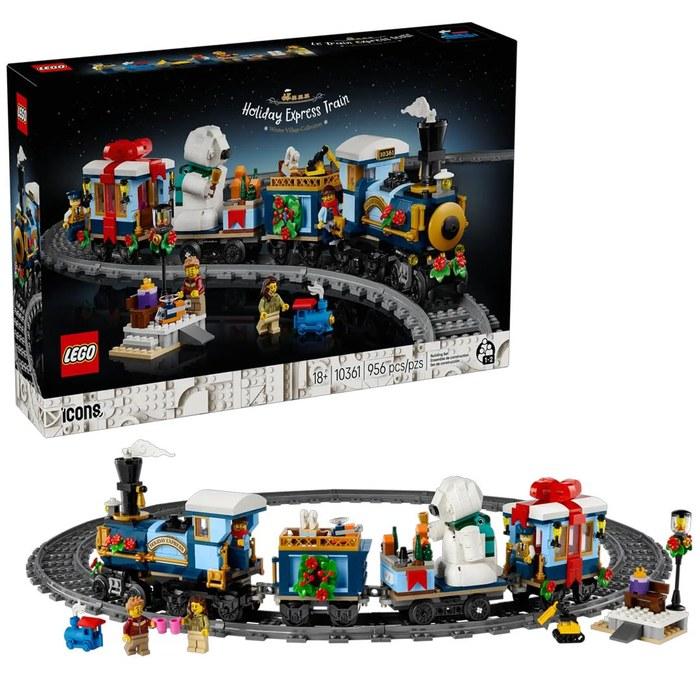 Набор для сборки LEGO Icon Праздничный экспресс 10361, 18+