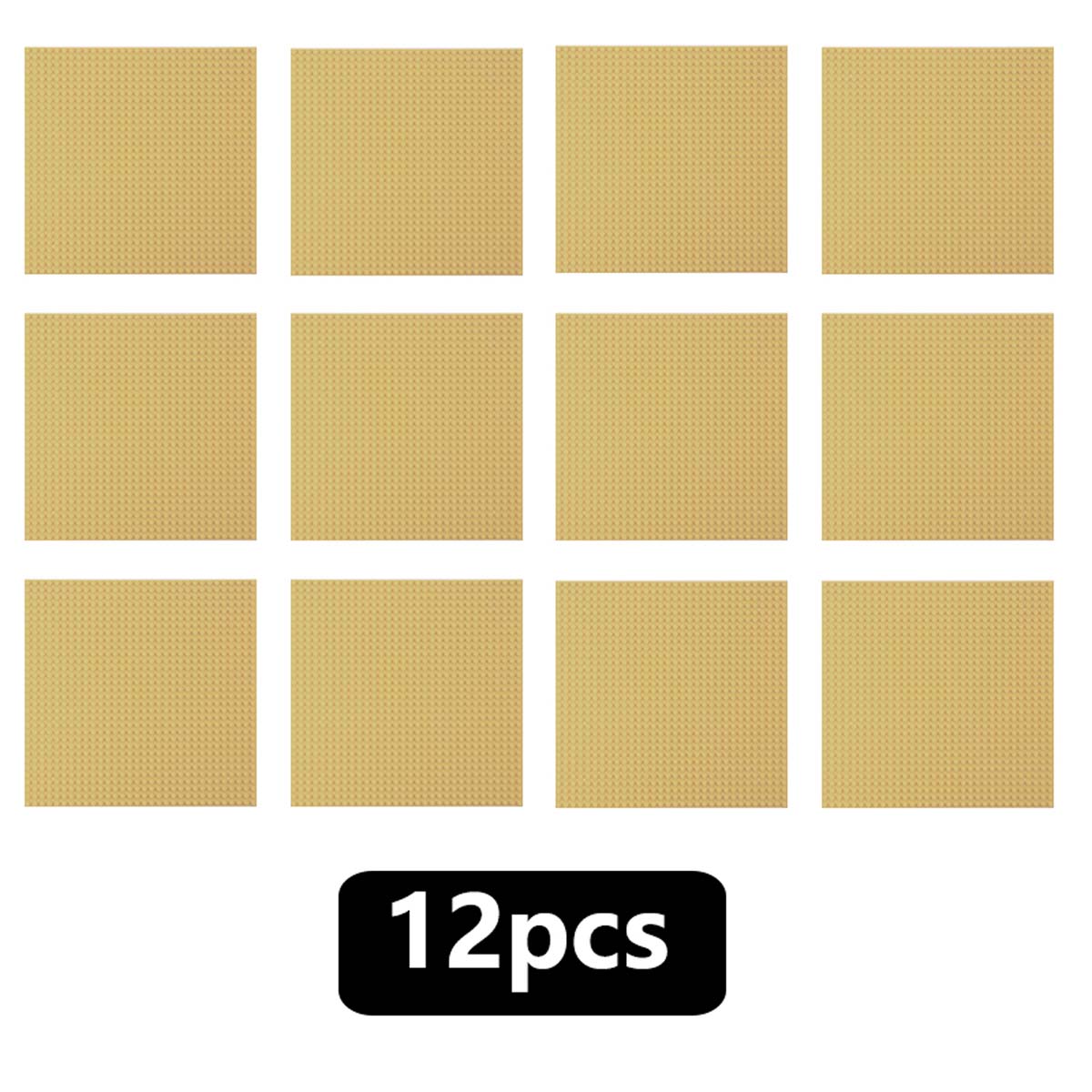 12 Pièces 32x32 Points Plaques de Base Intemporelles Briques de Construction Assemblage Compatible MOC Friends Ville 12pcs32x32