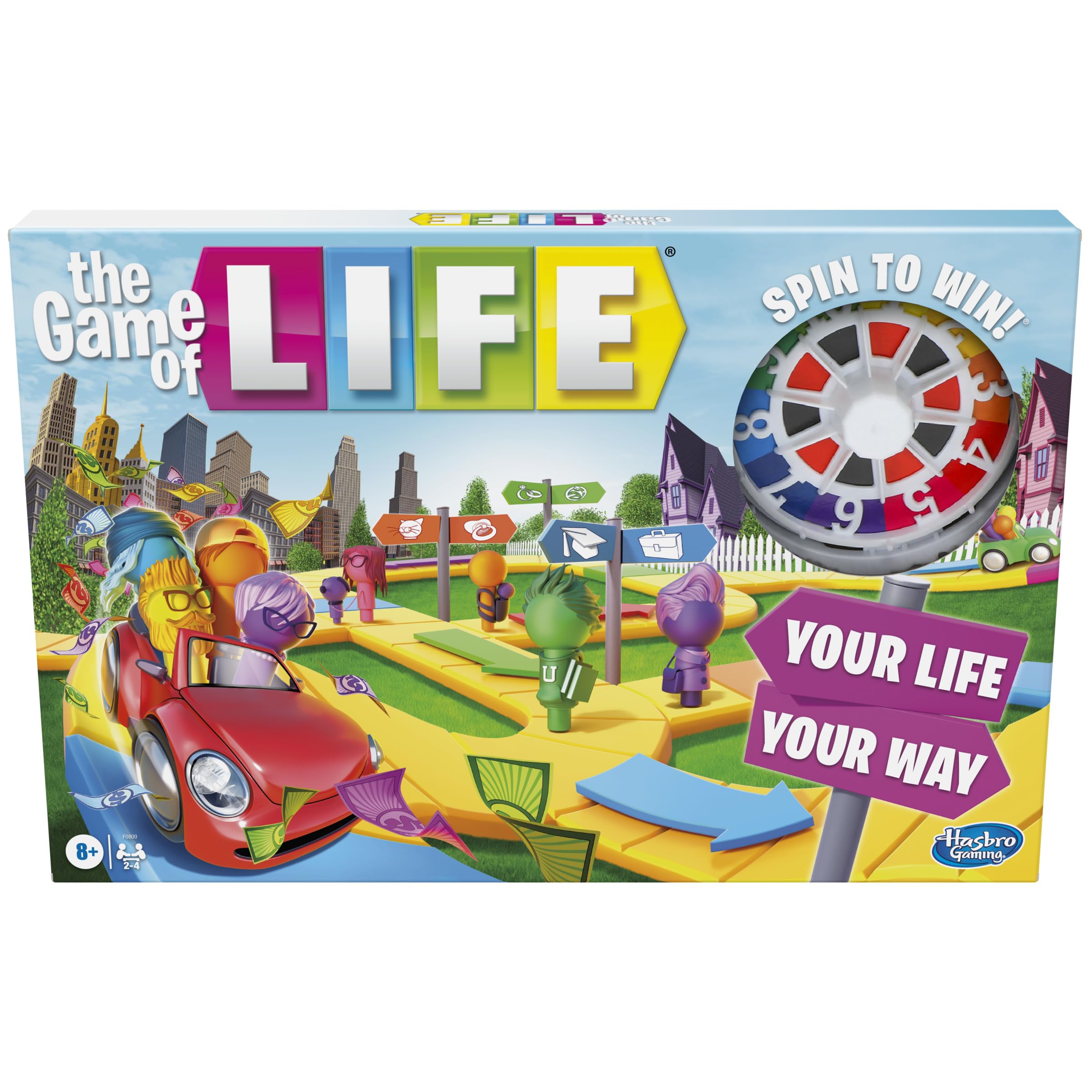 

Hasbro THE GAME OF LIFE English Version - Fun English lessons while playing the Game of Life