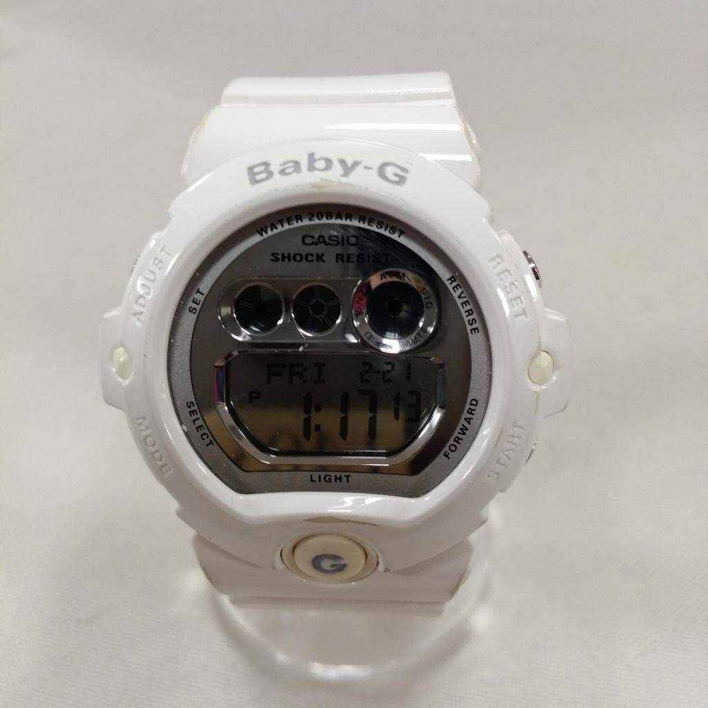 Used CASIO BG-6900 Scratched White BABY-G