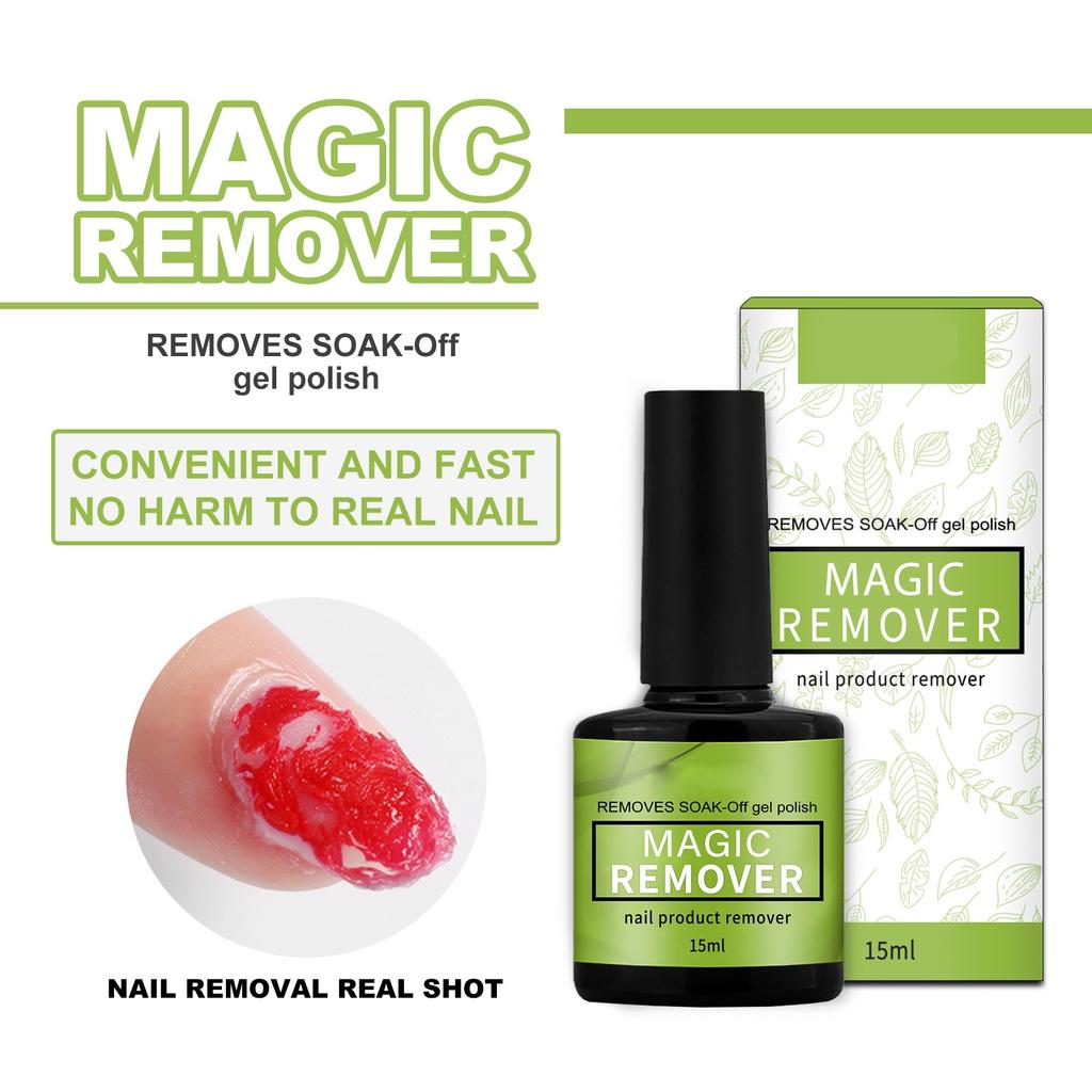 Gel Nail Polish Remover, Quick,  Nail Polish Remover 15ml