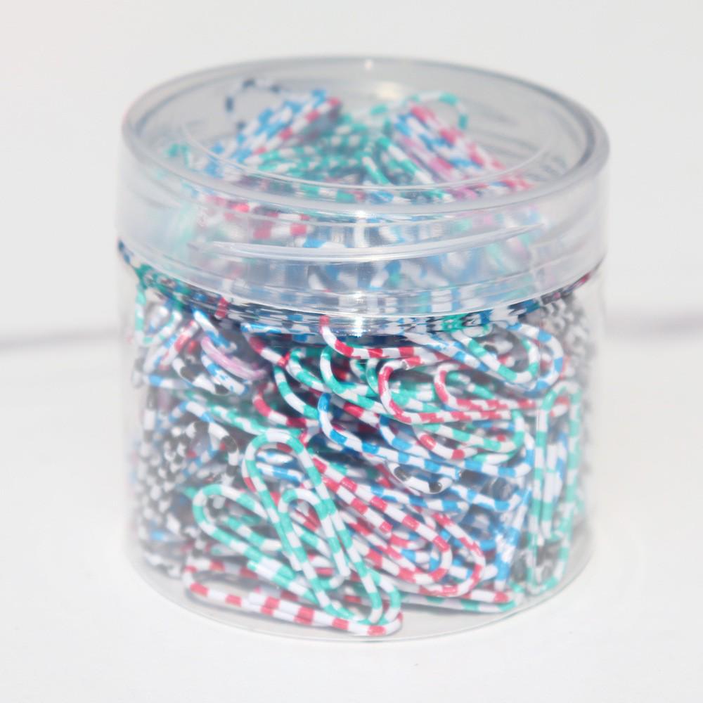 28mm Colored Nickel-Plated Anti-Rust Binder Clips and Paperclips in a Barrel Pack - Creative Office Stationery Bookmarks for Documents