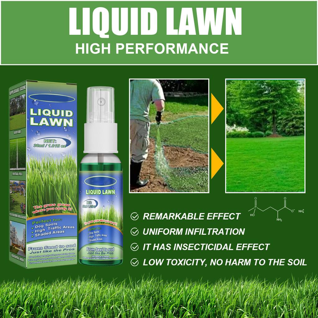 Green Lawn Spray Outdoor Playground Football Field Grass Growth Concentrated Nutrient Solution Spray 30ml