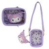 Shobido Sanrio Characters Shoulder Pouch with Pouch SA32267 (Kuromi)