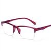 Black Half Frames Reading Spectacles Anti-fatigue Eyeglasses magnifier +0.75 +1.0 +1.25 +1.75 +2.0 +2.25 +2.75 +3.25 +3.5 +4.0