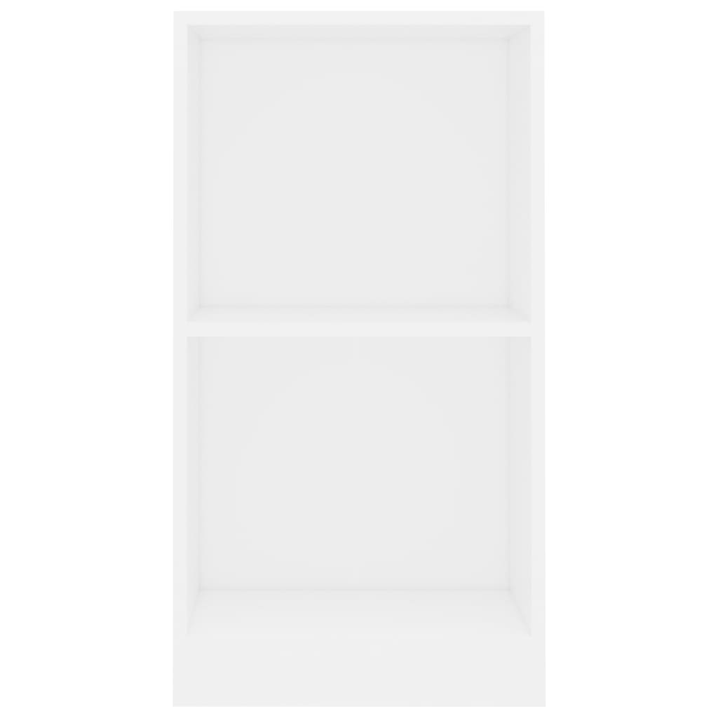 White Bookshelf 40 x 24 x 75 cm Particleboard
