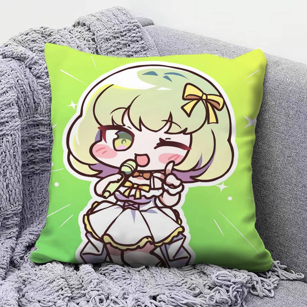 Trickcal Chibi Go GGame Home Sofa Cushion Covers and Aecorative Custom Pillow Covers