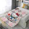 Kawaii Hellos Kittys Decorative Blanket Bed Fluffy Plaid Luxury Bedding Sofa Blankets King Size Interior for Home Throw Knee Nap