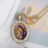Unisex Oval Necklace Jewelry for Women and Children - European & American Style