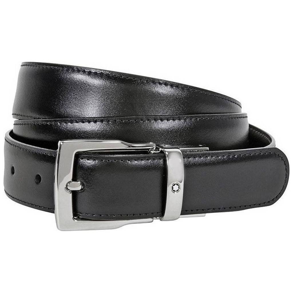 

Montblanc 109738 Classic Line Двусторонний черный/коричневый мужской кожаный ремень