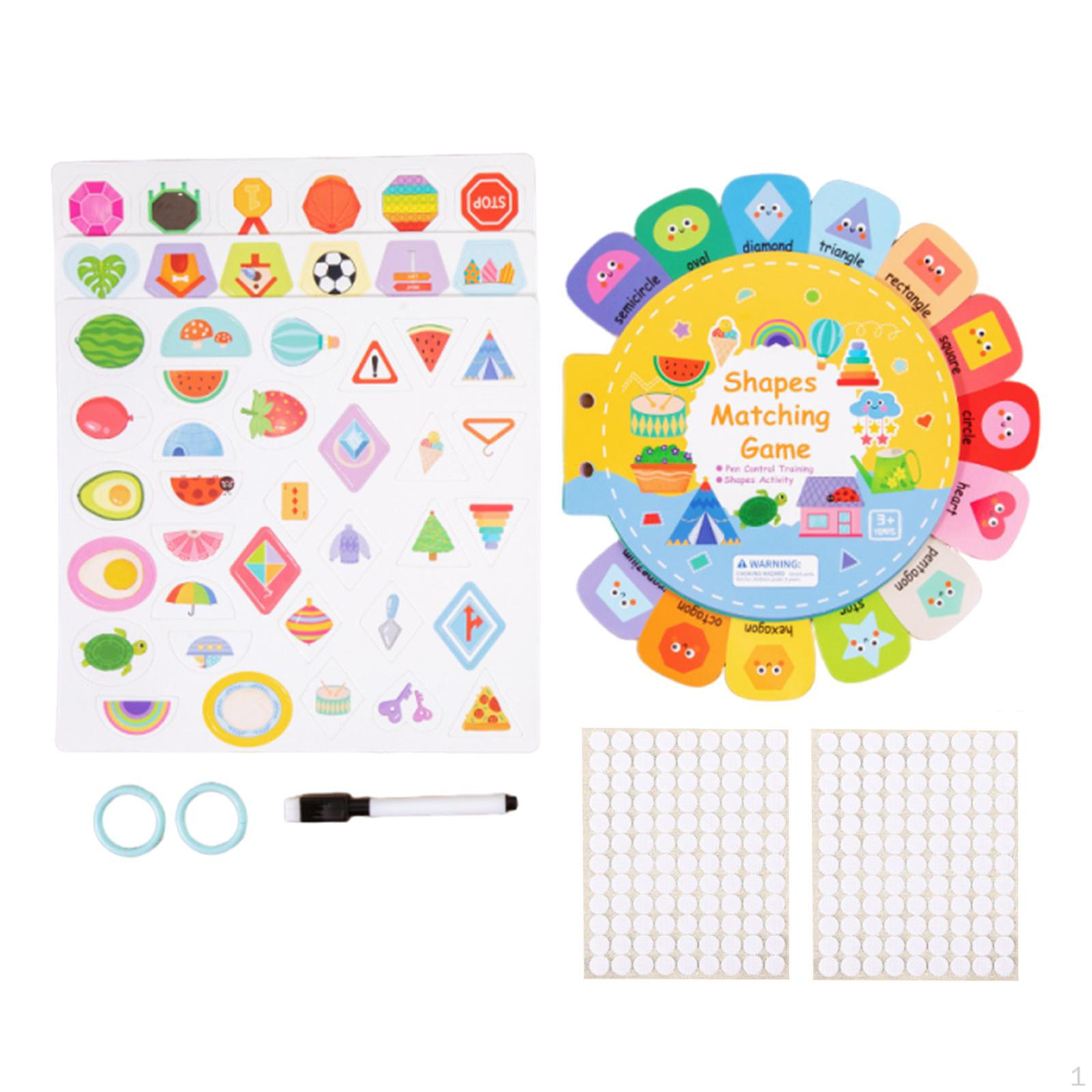 

Busy Activity Book for Cognitive Growth And Engagement in Early Childhood Shape Cognitive