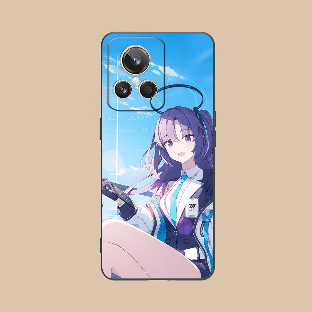 Blue Archive Yuuka Matte TPU Mobile Phone Case for Realme 15 14 13 12 11 10 9 Pro Plus T i Lite 5G Colorful Printing Cover
