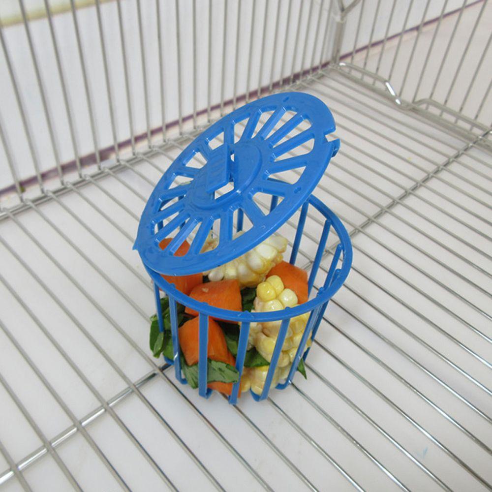 Basket Fruit Vegetable Holder Cage  Accessories Pet Bird Parrot Feeder Hanging Basket Container