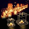 European Style Candle Holders Elegant Tealight Holders for Wedding Ceremony Home Decor