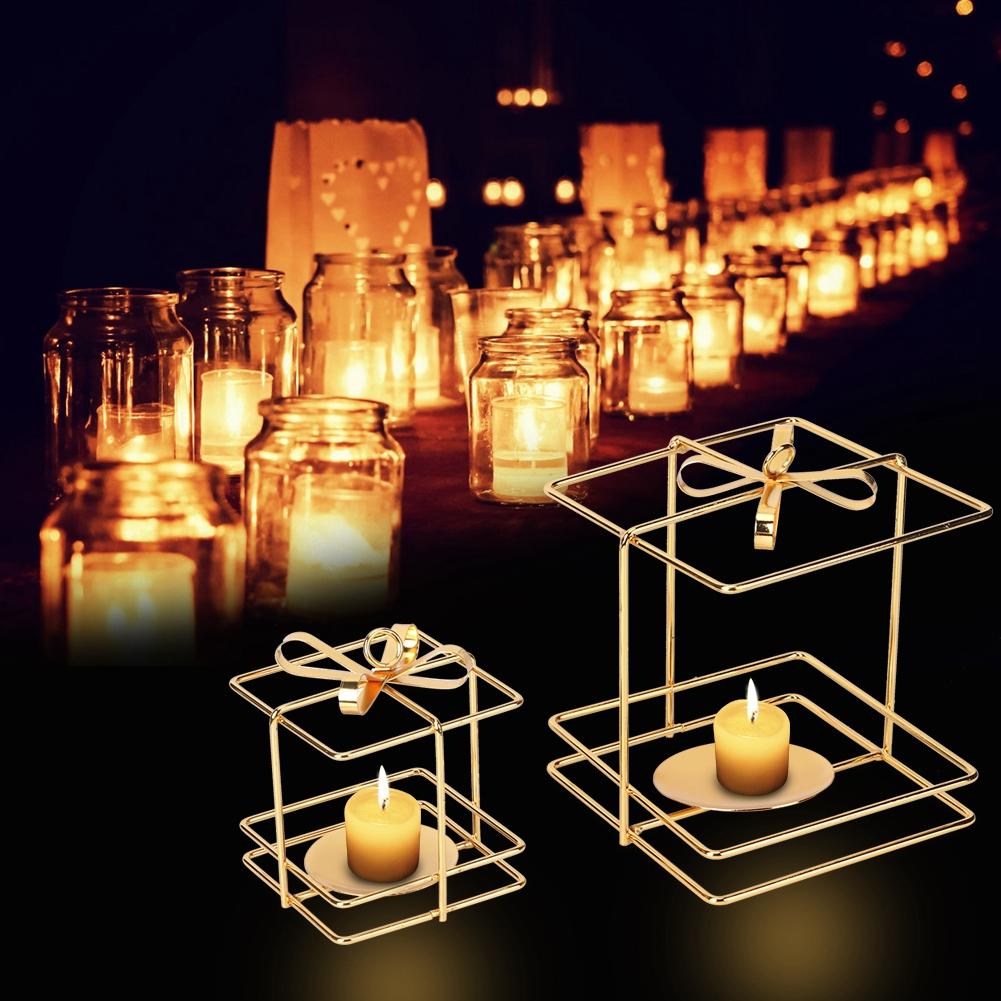 European Style Candle Holders Elegant Tealight Holders for Wedding Ceremony Home Decor