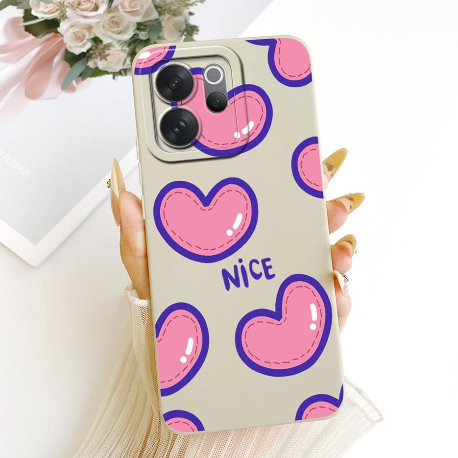For Vivo V70 5G Case V2538 Luxury Art Painted Cover Soft Silicone Case For Vivo V70 Elite V2548 V 70 VivoV70 FE V70FE V2550 Bags
