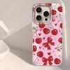 Watermelon Cherry Fruits Glacier Texture Phone Case for iphone 16 15 14 7 8 Plus 13 11 12 Pro Max X XS XR SE 2022 Back TPU Cover
