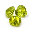 Natural Peridot Heart Cut Loose Gemstone for Jewelry Making 12mm