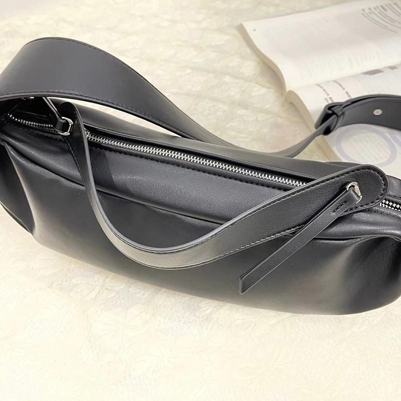 Wide Shoulder Straps Cross-section Chest Bag Single Underarm Women's 2025 New Fashionable All-matching High-texture Moon
