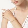Jewelry Simple Stainless Steel 18K Gold Pentagram Bracelet, Jewelry