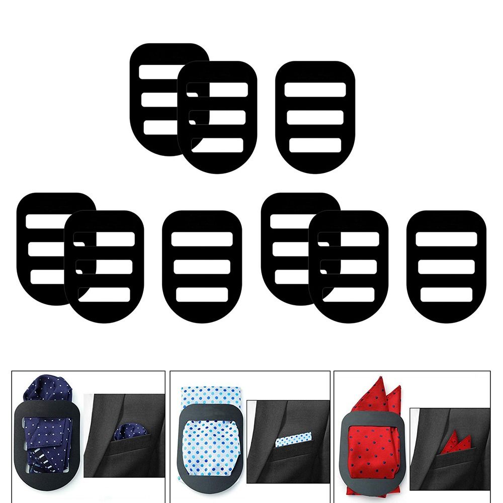 Clip PE Board Handkerchief Keeper Handkerchief Fixed Clip Pocket Squares Holder Suit Accessories