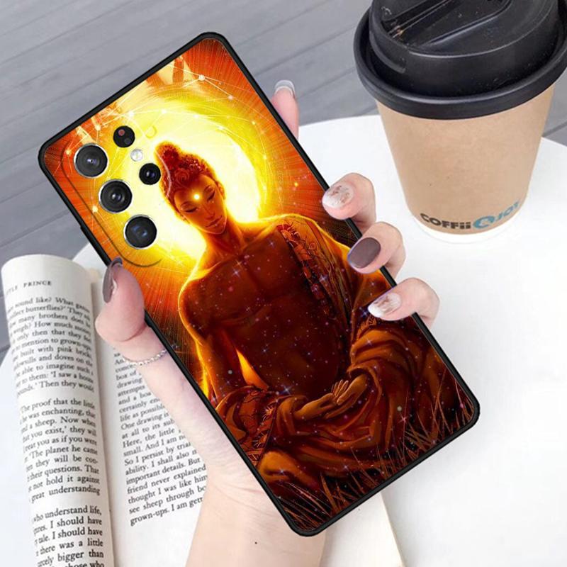 Buddha Phone Case Cover For Samsung Galaxy S24 S25 Ultra S21 S22 Ultra S10E Note 10 Plus Note 20 FE S23