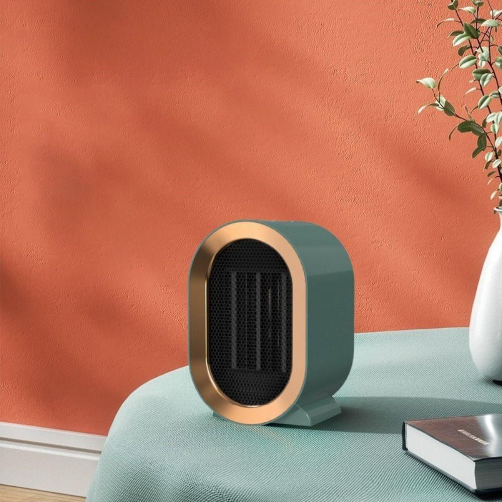 Fast Heat Heating Warm Air Blower Oval Electric Heater Mini Hot Air Fan  Bedroom