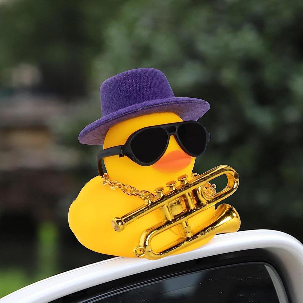 Duck for Car, Not Only As Birthday Gift, Rubber Duck Cling Toy Car Decoration,