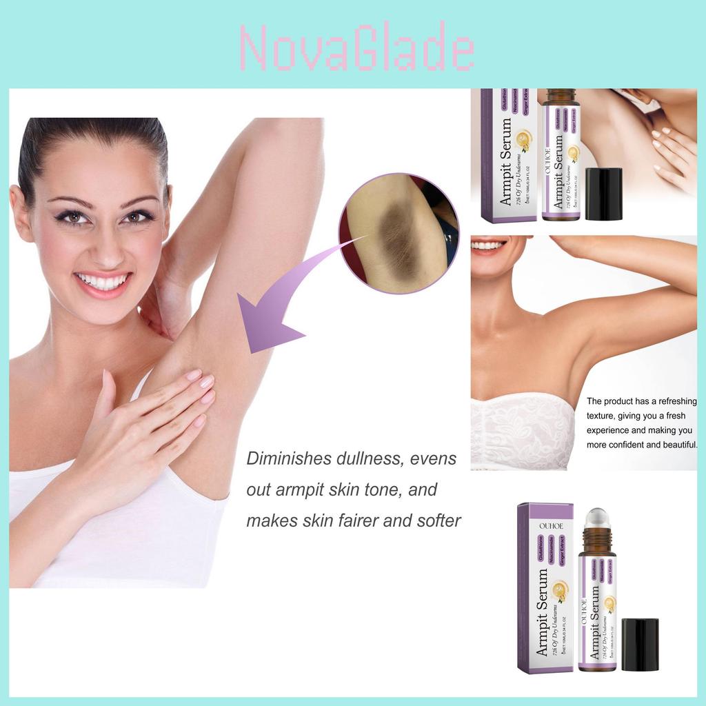 Ouhoe Aufhellende Achselhöhlen-Essenz Luxuriöse Feuchtigkeitsspendende Und Hauttonverbessernde Formel 10ml