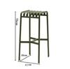 Nordic Wrought Iron Outdoor Table and Chair Set for Balcony, Garden, and Café