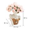 Ceramic Clavicle Vase Ornament Abstract Human Body Flower Arranger Living Room Office Dining Table Floral Vase Home Decoration