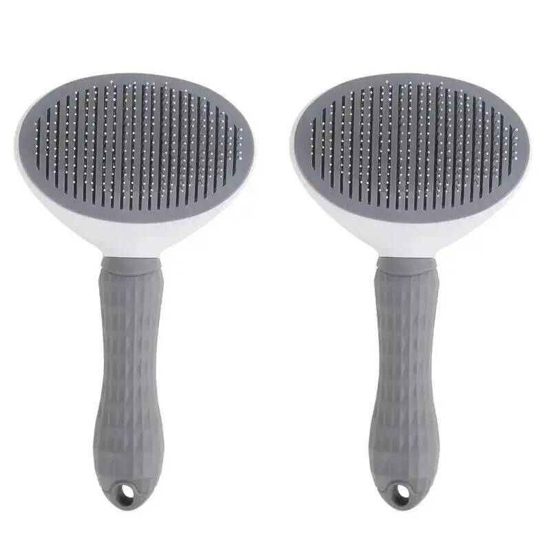 Pet Dog Brush Cat Comb Self Cleaning Pet Hair Remover Brush For Dogs Cats Grooming Tools Pets Dematting Comb Dogs Accessories