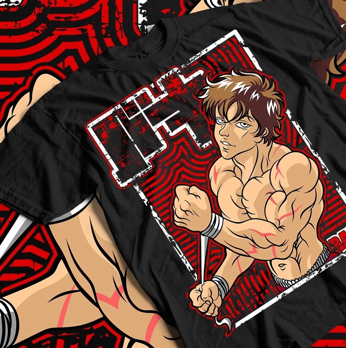 

Футболка Baki the Grappler Баки Ханма Юдзиро Ханма Баки Боксерская футболка Все размеры L