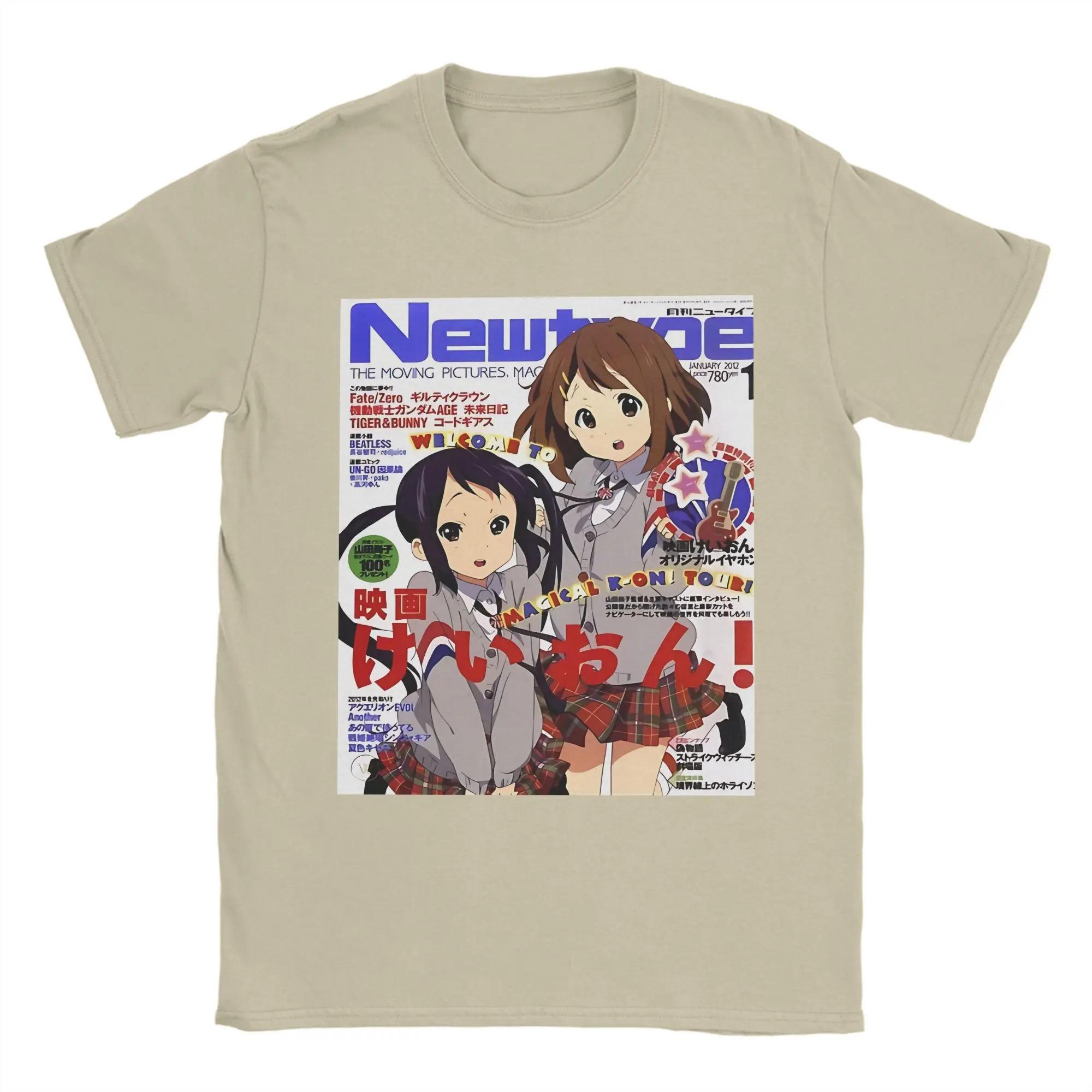

Yui Hirasawa Azusa Nakano KON Manga TShirt New Unisex Cotton TShirt Comfortable Famous Gift Women And Men Tshirts S